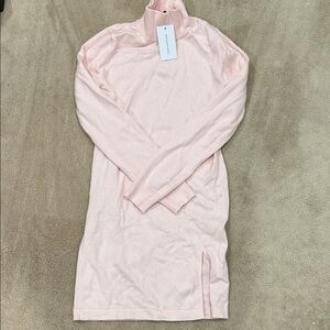 NWT Lovers and Friends baby pink sweater dress